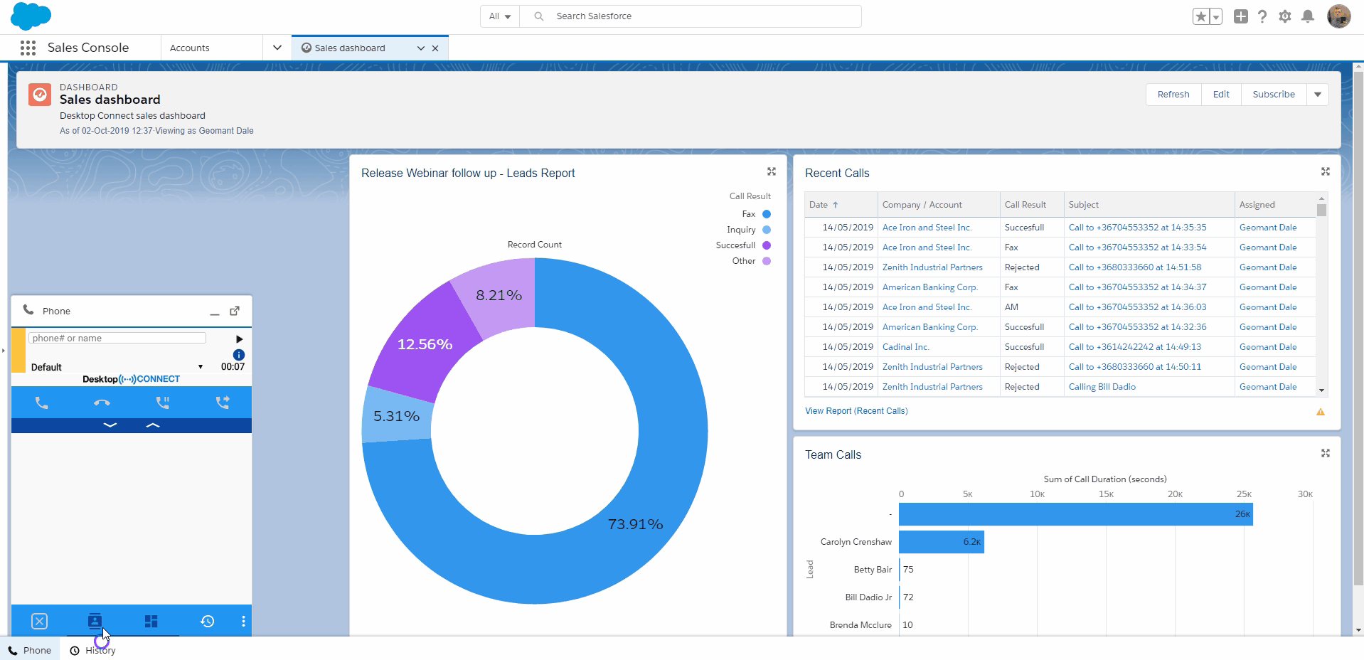 Call logging