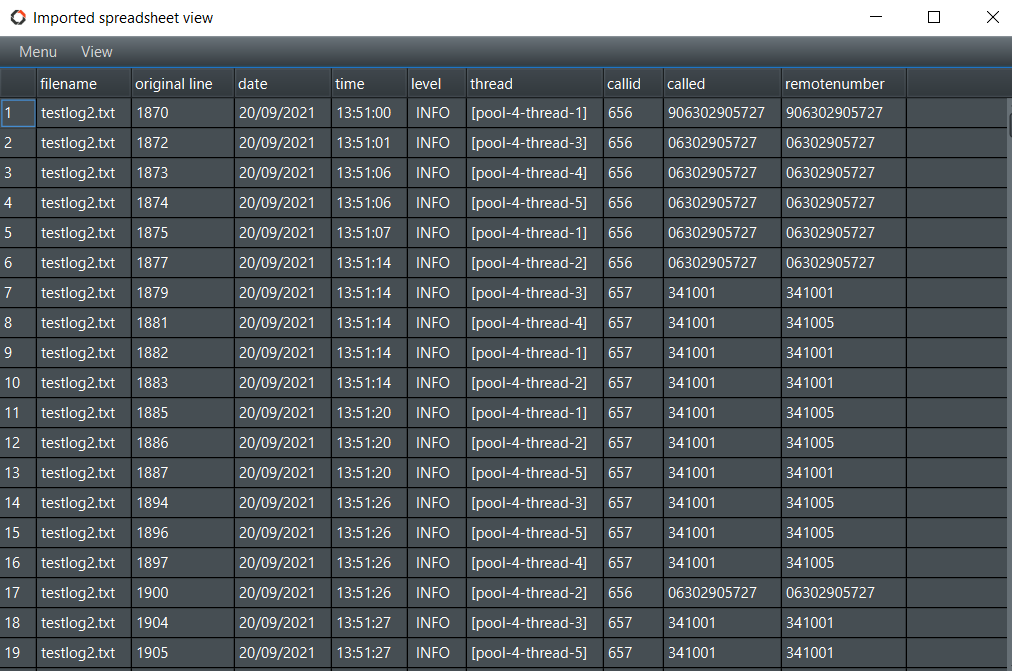 Import CSV file 3