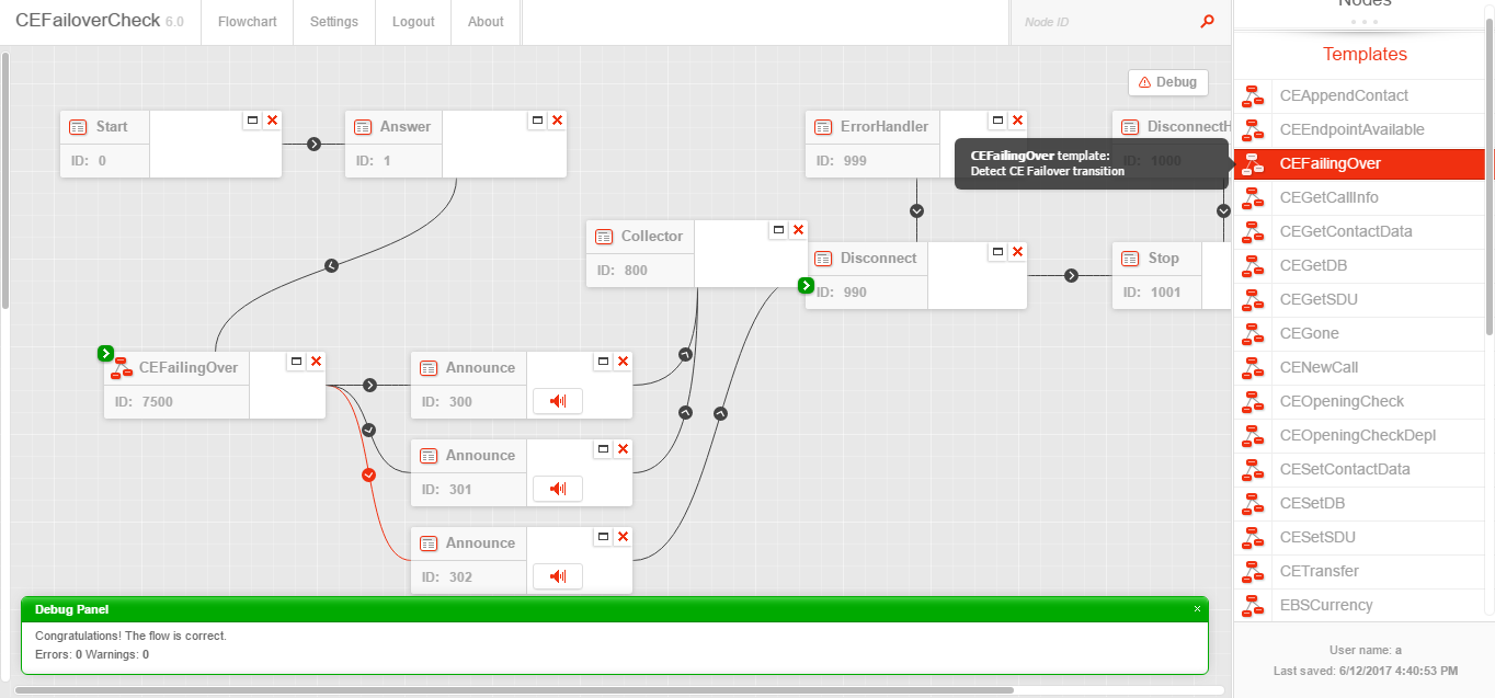 IVR Designer Layout