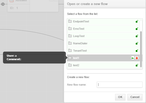 IVR Designer Unlock Locked Flow